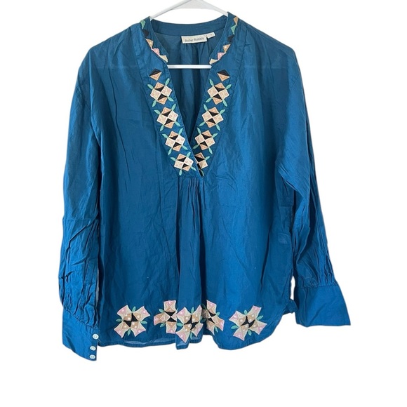 Roller Rabbit Talulah Embroidered Blouse - Picture 6 of 6